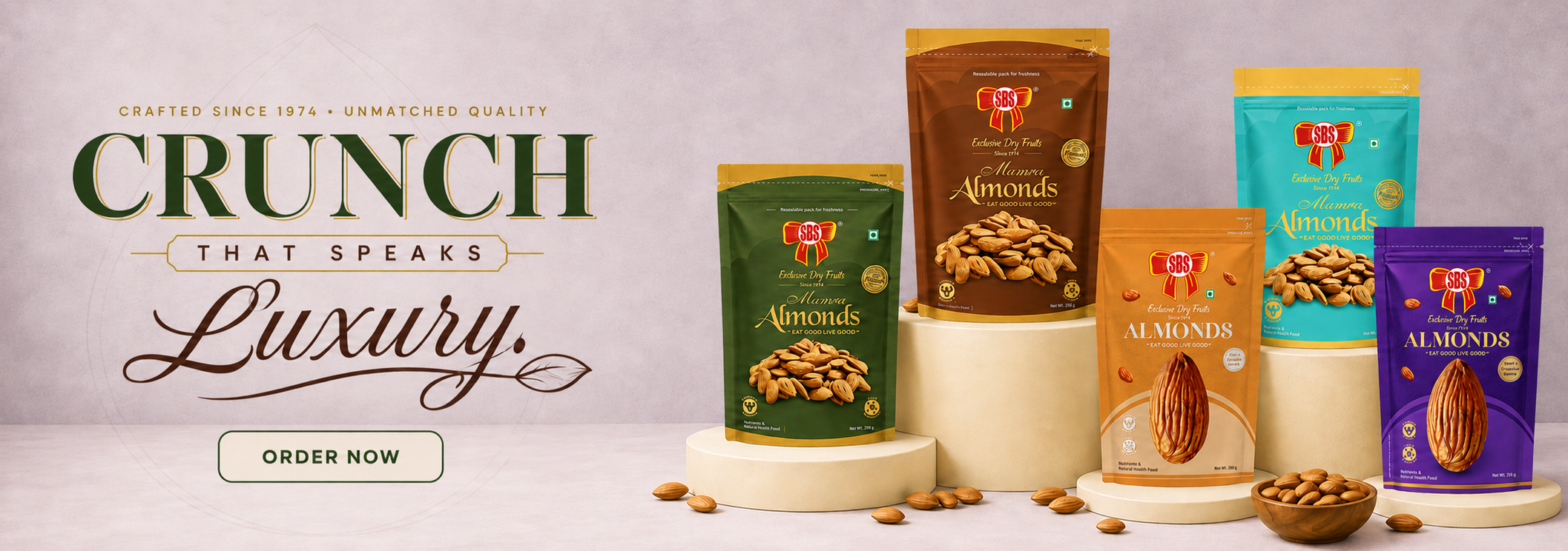 Almonds Premium Banner